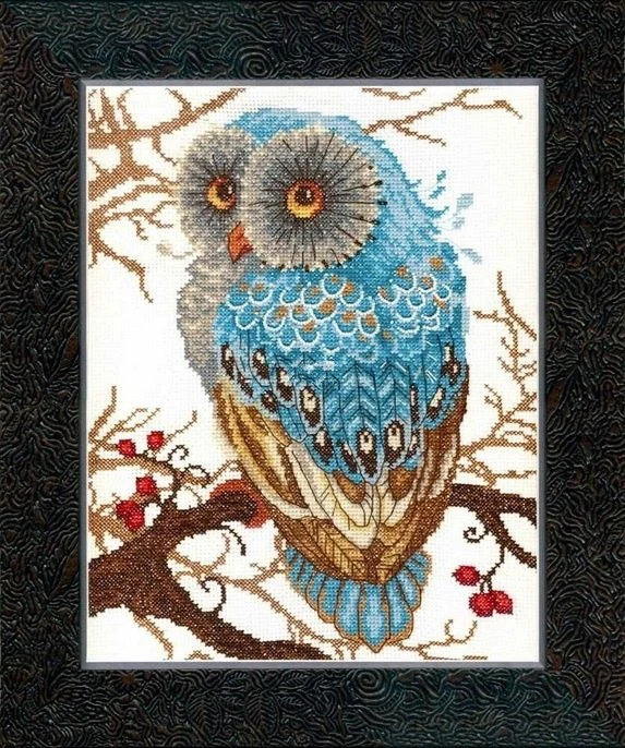 

Blue Birds in the Forest 31-37 embroidery kits, cross stitch kits,cotton frabric DIY homefun embroidery Shop11