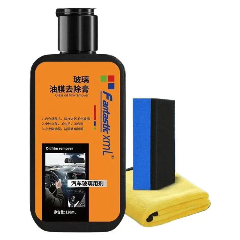 

Oil Film Remover Car Windshield Oil Film Cleaner Increase Visibility Works On Windows Glasses Screens Windshields Goggles And