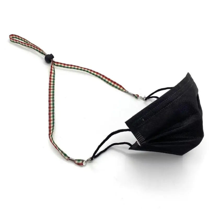 

Mask Hanging Rope Necklace Acrylic Rhinestone Mask Lanyard Mask Glasses Holder Traceless Ear Hanging Rope Two Hooks