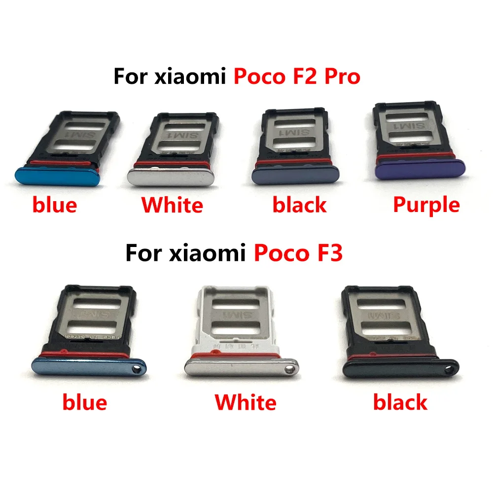 Новый лоток для SIM-карты, держатель чипа, адаптер, замена для Xiaomi Poco X3, F2 Pro, M3, POCOHONE, F1+, с пином (art.: 3920db53a2a98) - 3920db53a2a98