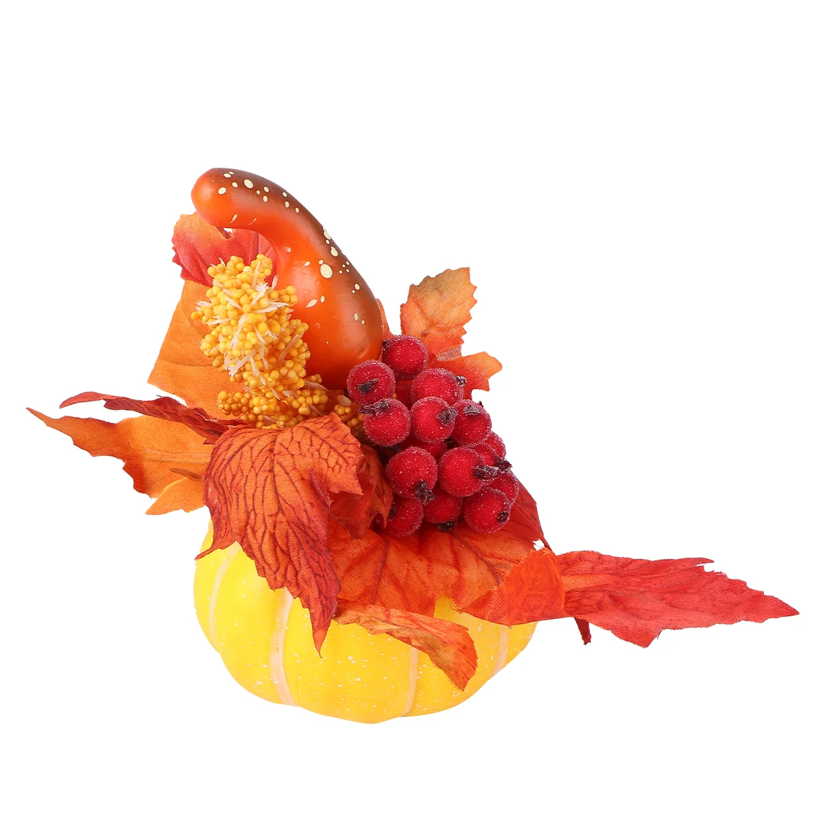 

1PC Fall Maple Leaf Home Decor Party Table Decoration Home Pumpkin Decor Artificial Berry Props