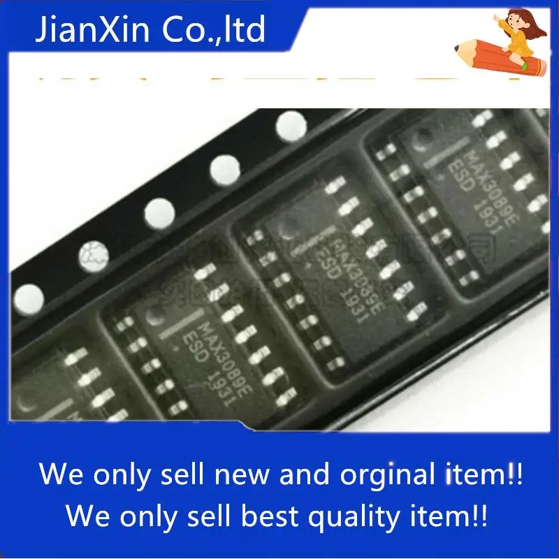 

10pcs 100% orginal new MAX3089EESD+T MAX3089EESD RS-485 Transceiver