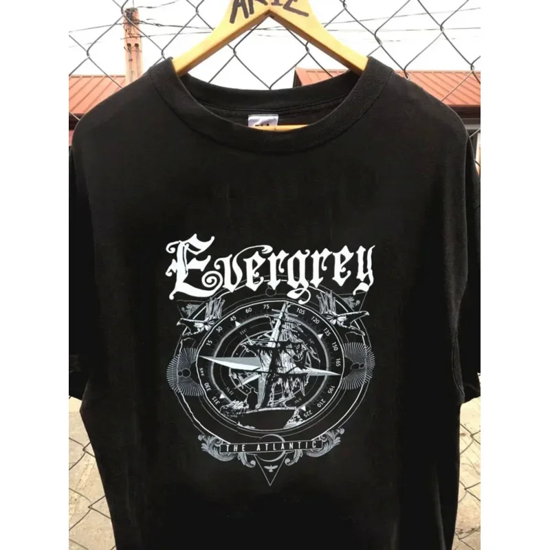 Фото Рубашка в стиле унисекс Evergrey, Атлантическая, фотосессия, подарок для фаната TE6221 с длинными или короткими рукавами №1