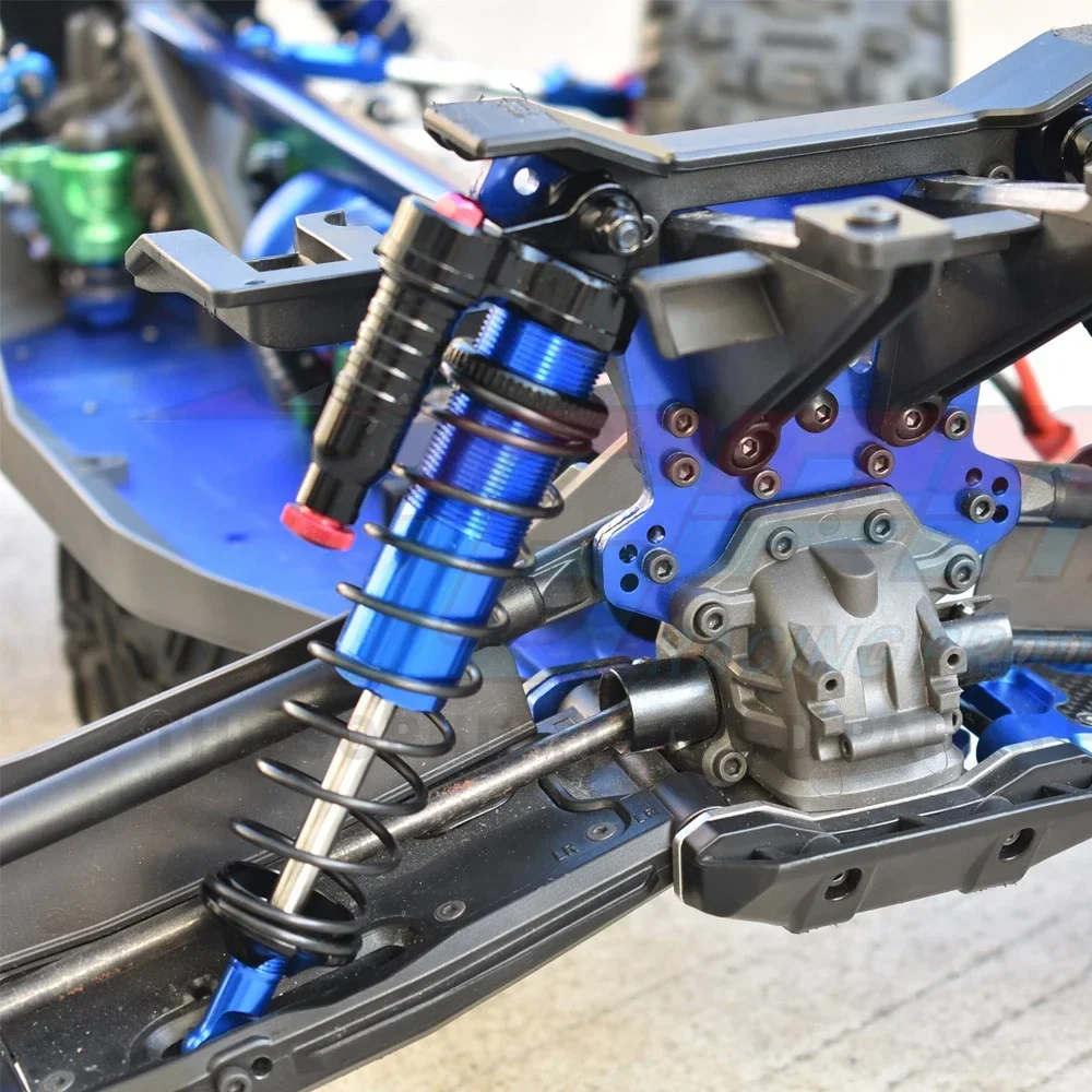 GPM для Traxxas 18 Sledge 4WD Monster Truck 95076-4 Обновленные детали, металлические 128 мм, передние амортизаторы с настоящим отрицательным давлением 9660 (art.: 3920d2c81f554) - 3920d2c81f554