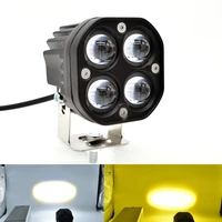 40w 3 inci lampu pods proyektor sinar kuning putih 4 mata lampu sorot berkendara lampu kabut untuk off road 4x4 sepeda motor