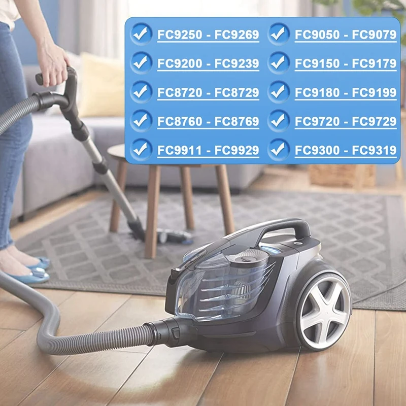 Сменные детали HEPA фильтр совместимый с FC8038/01 FC9088 FC9084 аксессуары для пылесоса