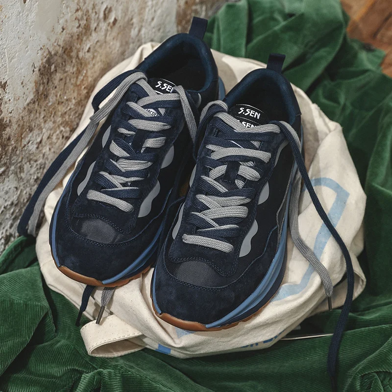 

Туфли женские универсальные на толстой подошве, Осень-зима