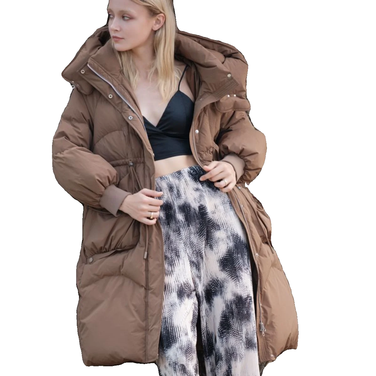 Fan Yan новый зимний утолщенный пуховик женский ультралегкий корейский модный