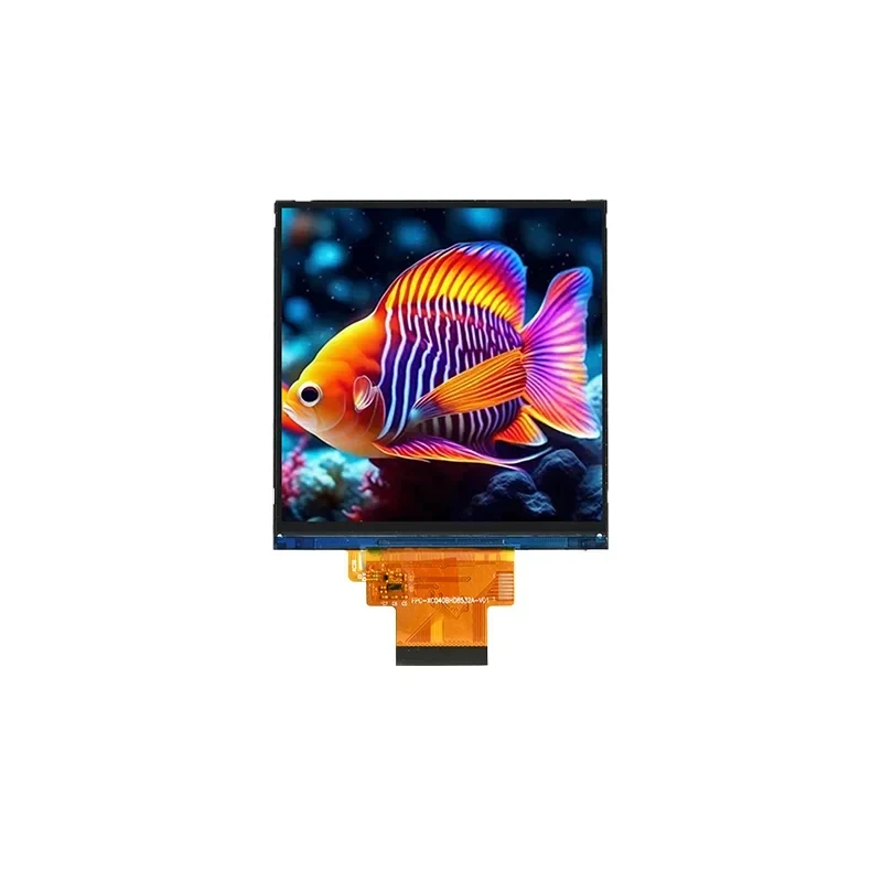 Фото 4,0-дюймовый IPS LCD-экран с разрешением 720x720, квадратный экран, драйвер NV3052CGRB, интерфейс RGB, 40-контактный емкостный дисплей №3