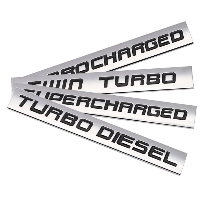 Автомобильная наклейка Twin Turbo Diesel с суперзаряженным турбонаддувом логотип