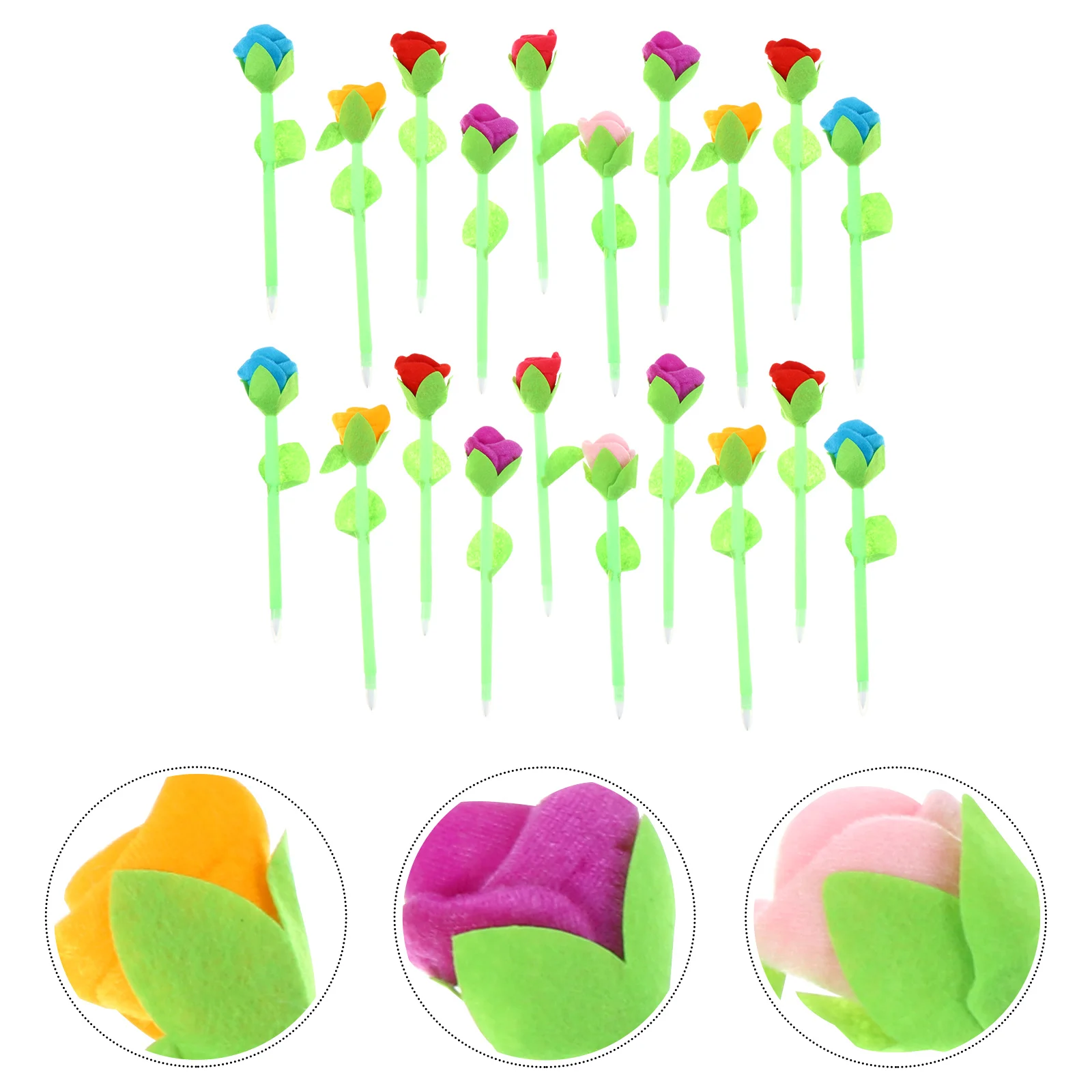 

20pcs Exquisite Chic Delicate Ballpoint Pens Stationery Pen Writing Pen for Home School Office