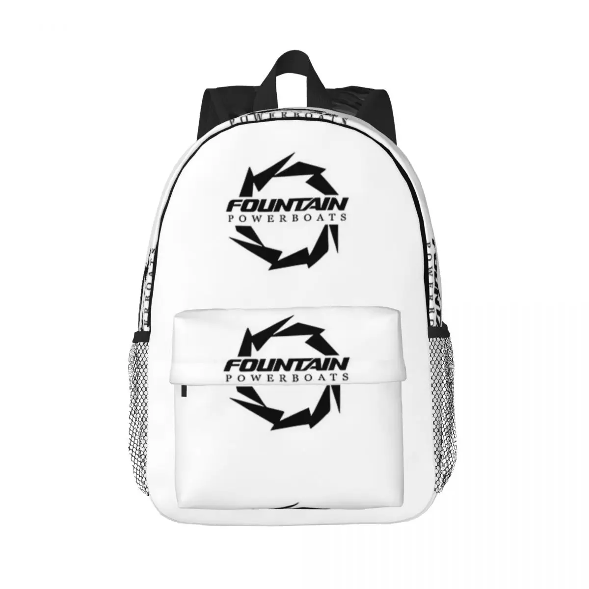 

Fountain Powerboats Boat Backpacks Boys Girls Bookbag Fashion Children School Bags Travel Rucksack Shoulder Bag Large Capacity