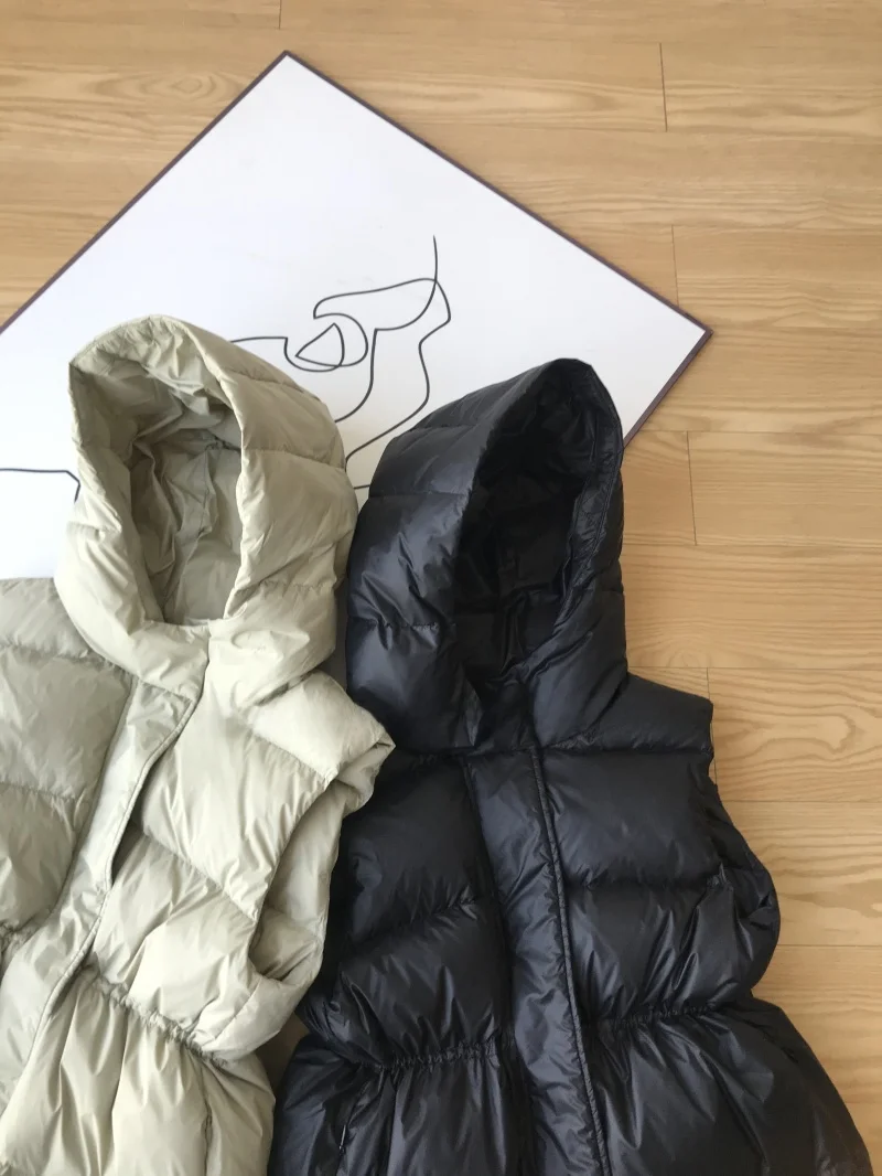 IC Xiaohe ~ 90% белый гусиный пух наполненный шнурком можно обнимать талию утолщенный