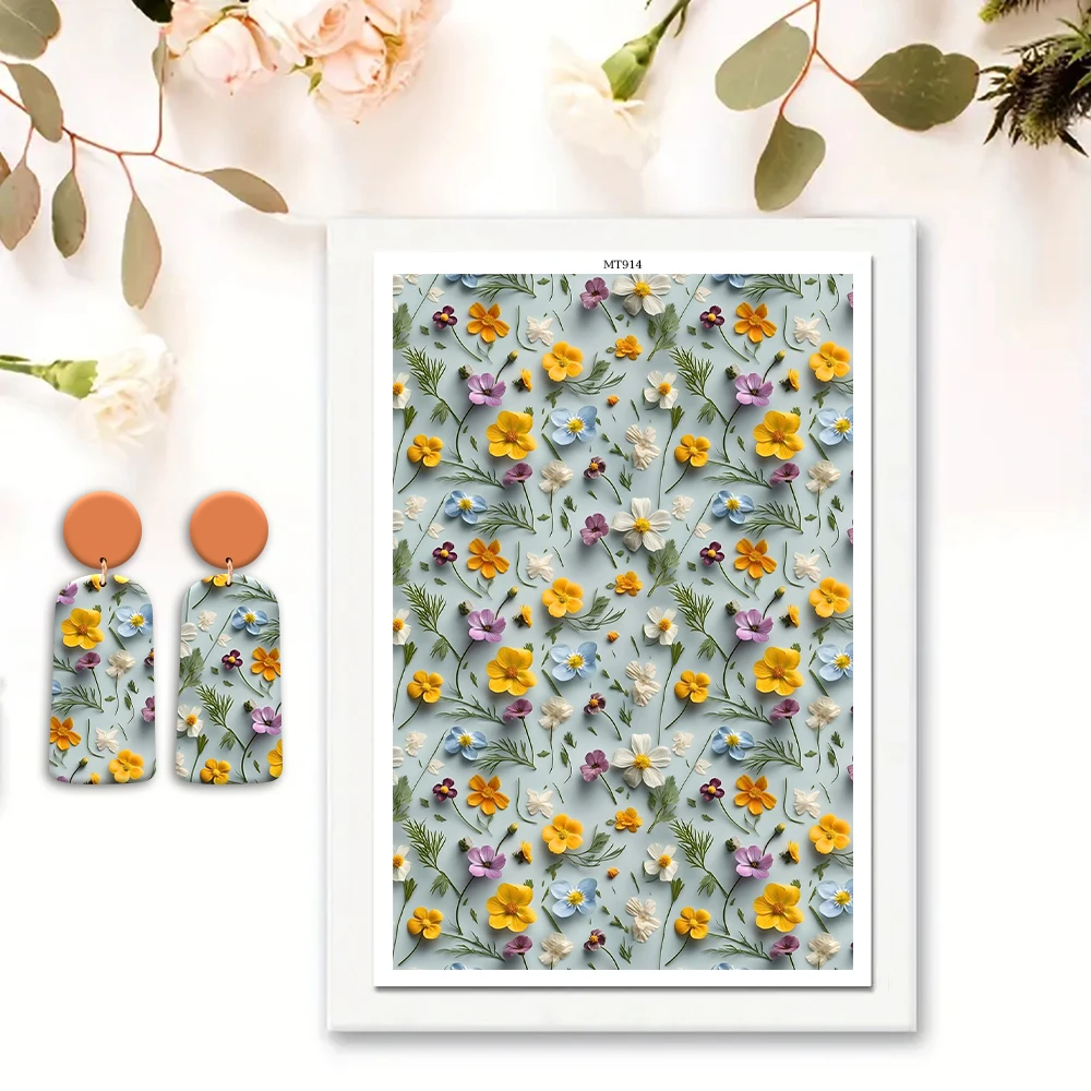 

Водорастворимая бумага для переноса рисунка полимерной глины