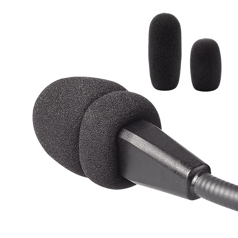 Microphone Windscreen Foam Cover,WS-1036,Sponge windshield 10mm opening and 36mm inner length suit for David Clark H8WD