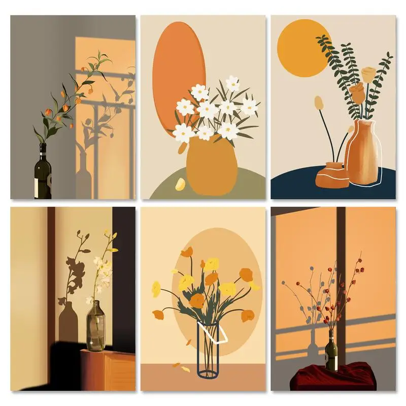 

GATYZTORY Acrylic Painting by numbers Picture Drawing DIY Flowers Acrylic Paint PAINTING DECOR Artwork