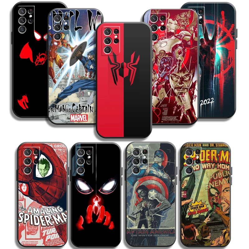 

Marvel Spiderman Phone Cases For Samsung Galaxy A21S A31 A72 A52 A71 A51 5G A42 5G A20 A21 A22 4G A22 5G A20 A32 5G A11 Coque