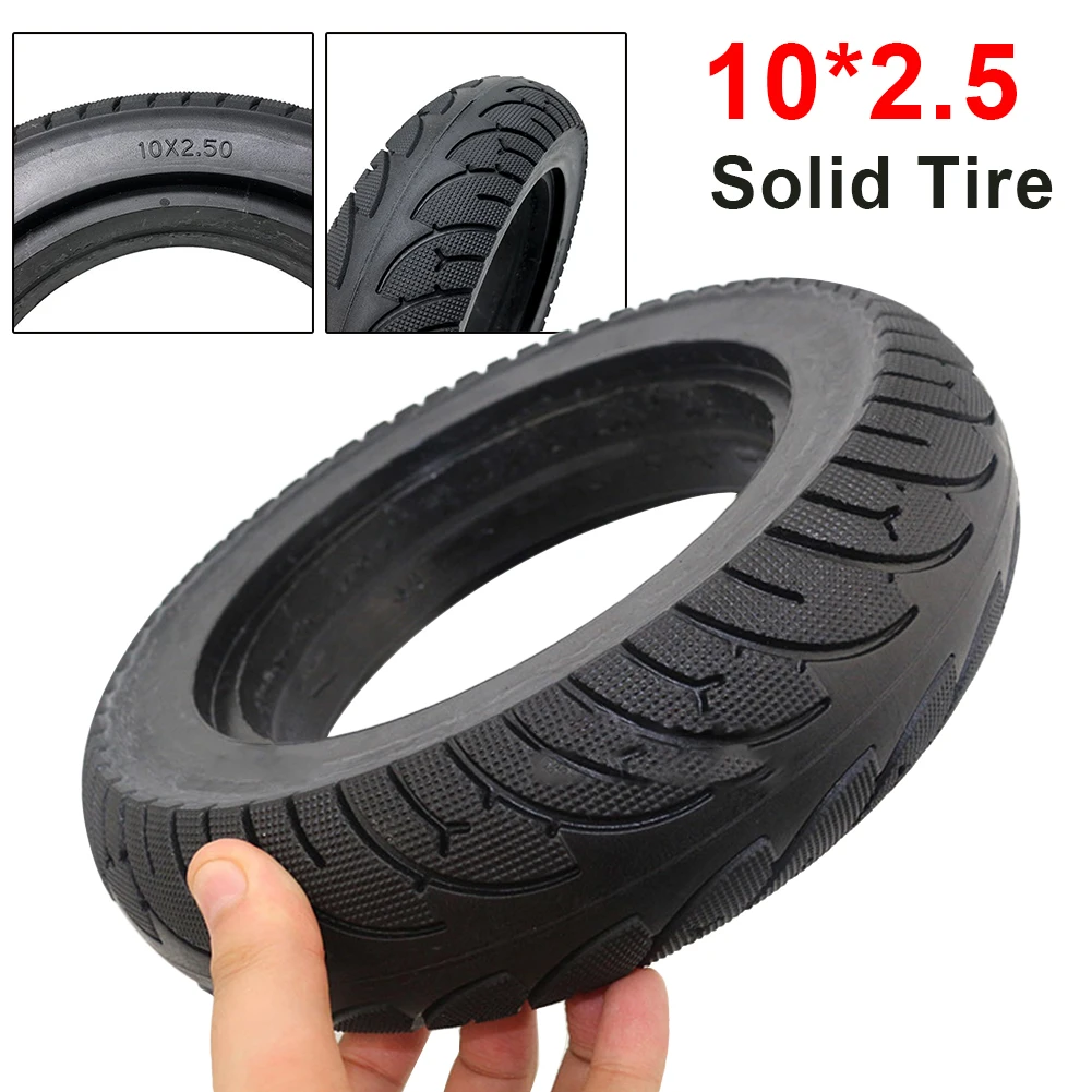 

Durable Widened Solid Tire For 10 Inch Electric Scooter Folding Electric Bike Scooter 10inch High-quality Rubber Tyre 10'' Wheel