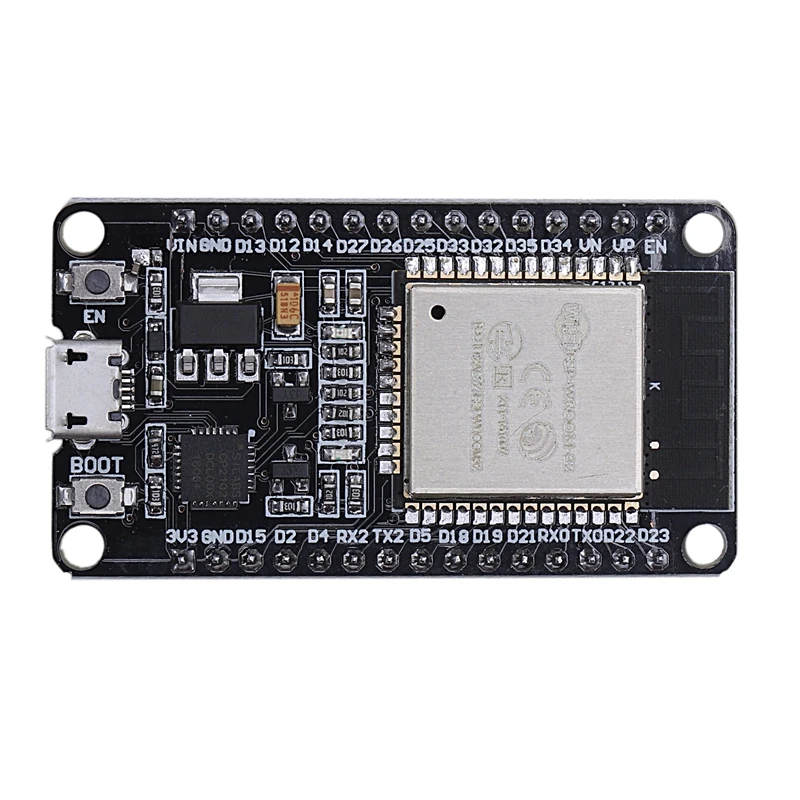 

1X Goouuu-Esp32 Development Board Wireless Wifi + Bluetooth 2-In-1 Dual-Core CPU Core Board ESP-32S Black+Yellow