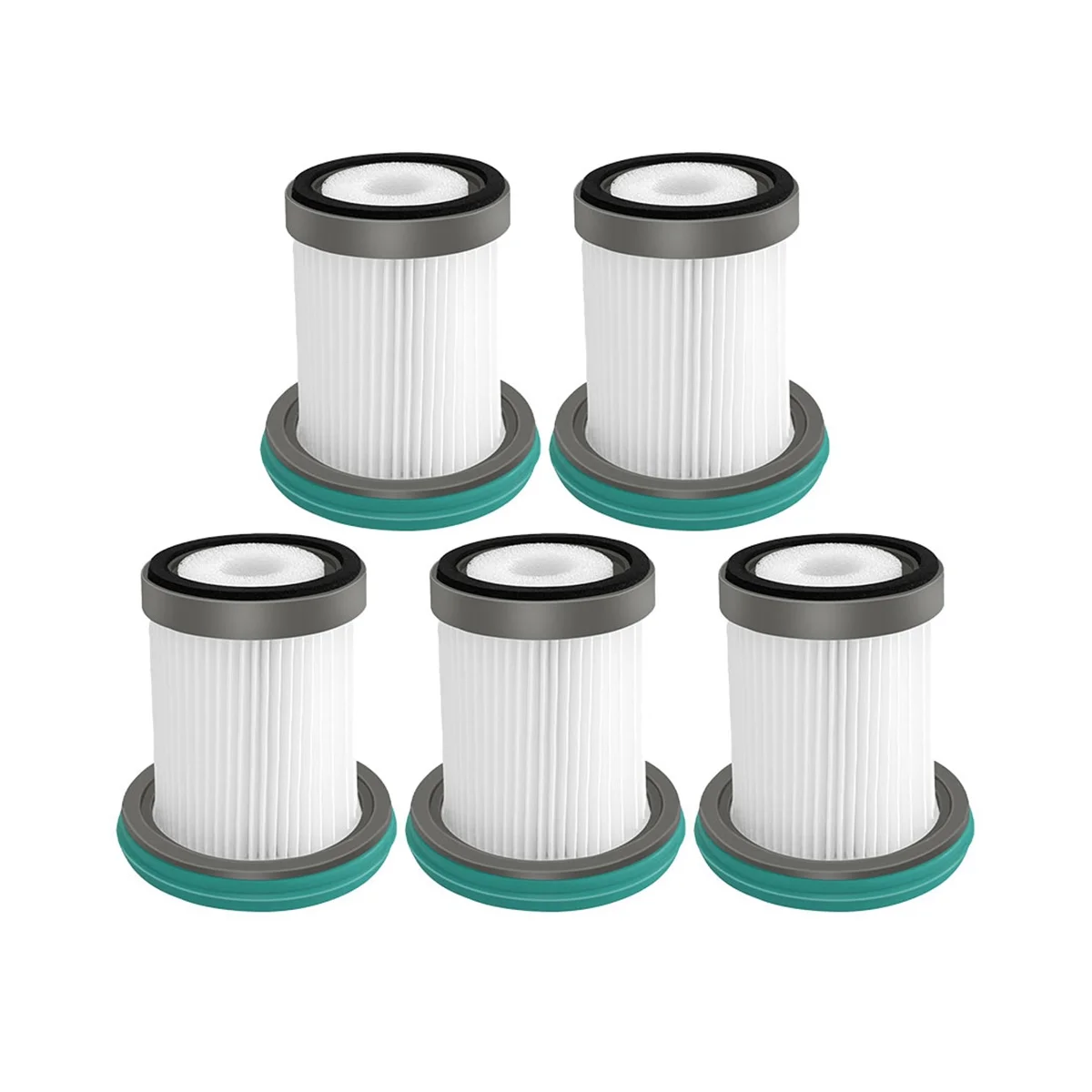

5PCS for Puppyoo Cyclone Cordless Vacuum Cleaner Home Handheld Stick T11 / T11 Pro Washable Hepa Filter Set Parts