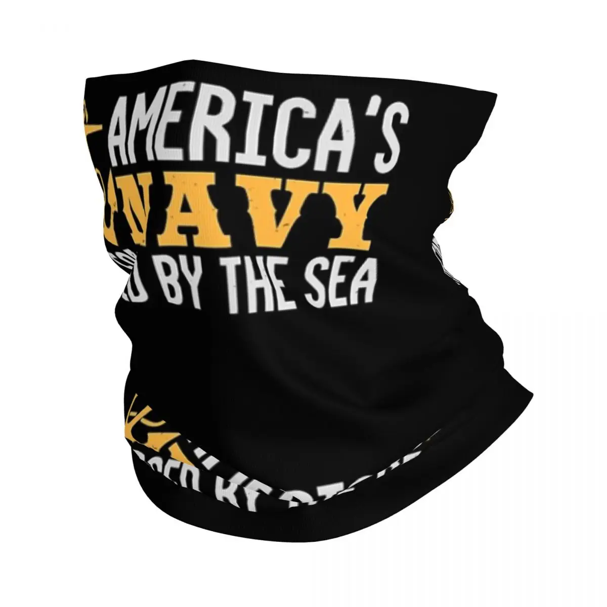 

USA Navy SEALs Bandana Neck Gaiter Printed Face Scarf Warm Cycling Scarf Riding For Men Women Adult All Season