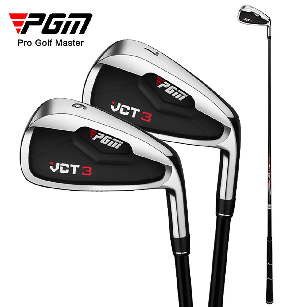 PGM 7 Irons Golf Clubs for Men Beginners Practicing Clubs P/S Class Upgraded Surface and High Elasticity Exercise Club