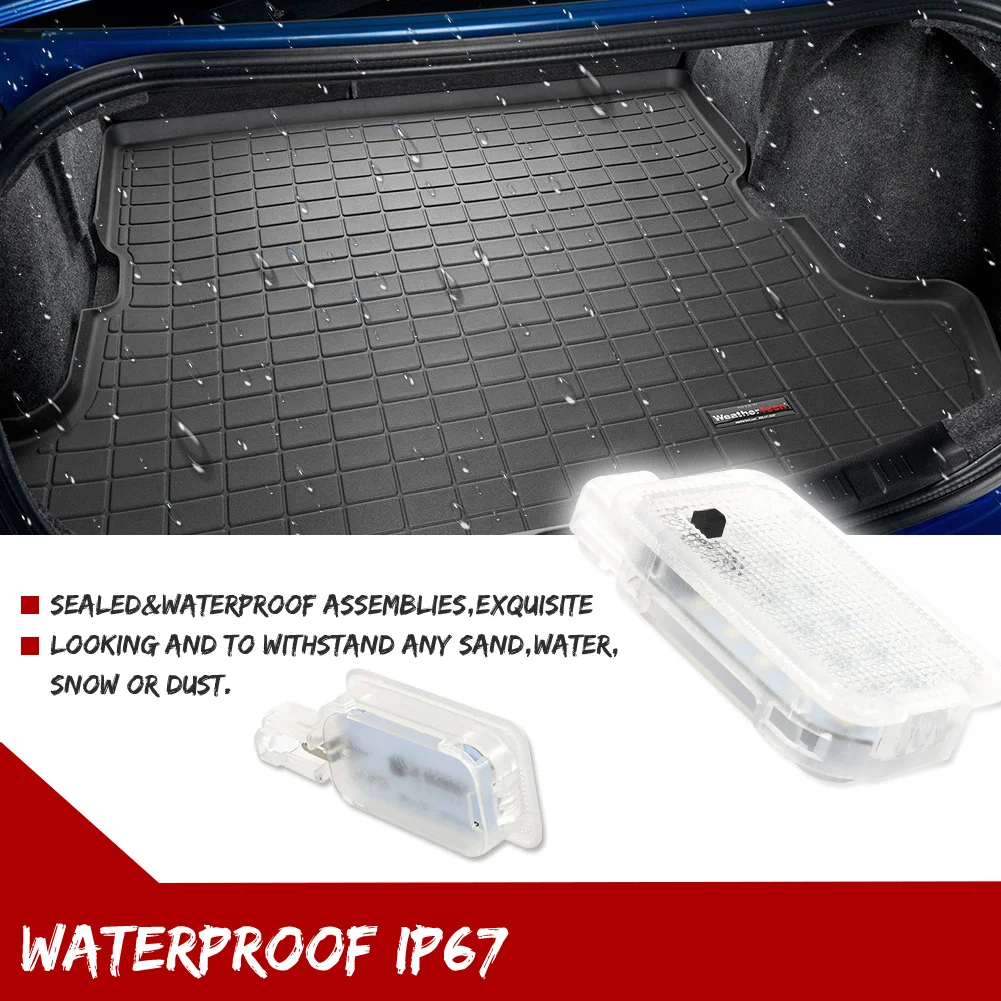 1 шт. мощный белый/ледяной синий/красный светодиодный светильник для багажника