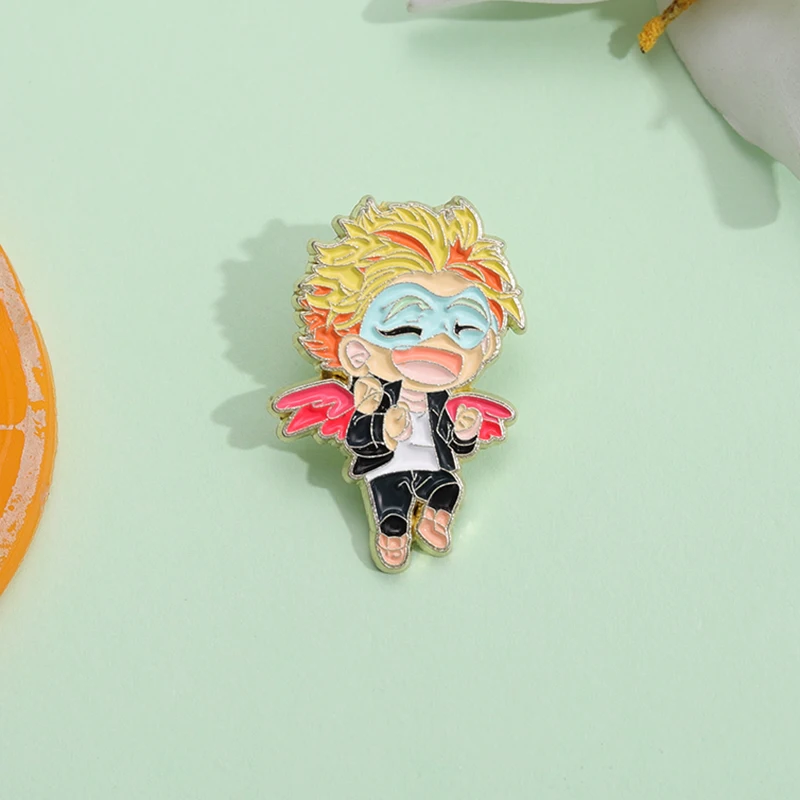 

My Hero Academia Enamel Pins Anime Cartoon Cute Bnha Mha Brooches Lapel Badge Childhood Comic Jewelry Pin Gift For Kids Friends