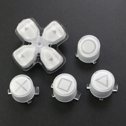 1 Упаковка, Желеобразная Кнопка, D-pad, Триггерные Кнопки ABXY Для Контроллера PS5, PlayStation 5, Запасные Части Для Геймпада
