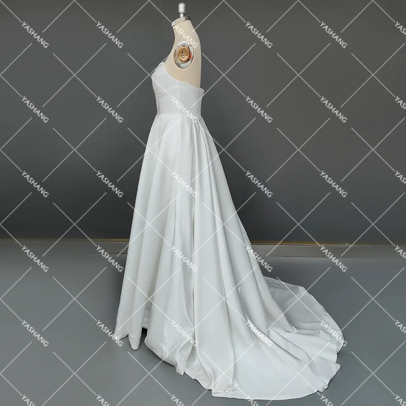 Свадебное платье YASHANG атласное без бретелек