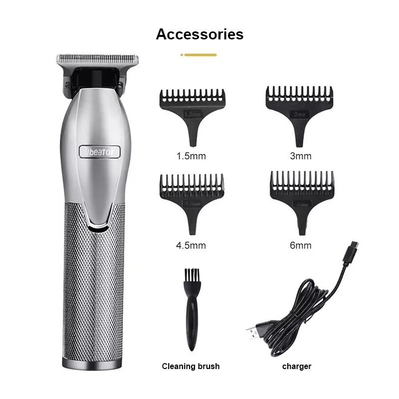 Enlarge Electric Hair Clipper Rechargeable Electric Shaver Professional Trimmer Beard Hair Cutting Machine Electric Razor For Men