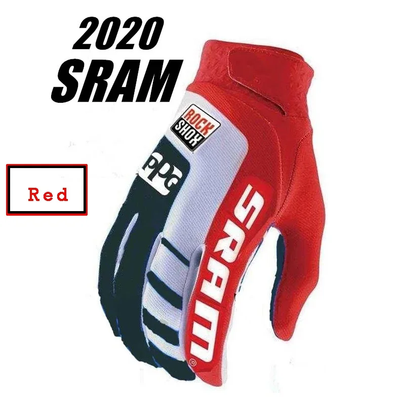 

Мужские Гоночные Перчатки SRAM Для BMX, Перчатки Для Горного Велосипеда С Полным Пальцем, Перчатки Для Внедорожных Мотоциклов...