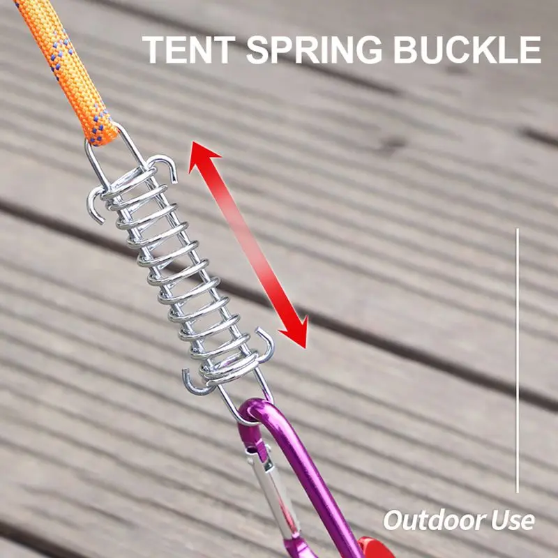 

Уличная пружинная эластичная Пряжка для палатки из нержавеющей стали для кемпинга