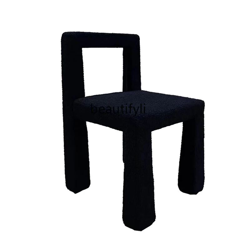 

Современный минималистичный дизайнерский тихий стул yj для макияжа, спинка, стул для макияжа, стул для макияжа, итальянский обеденный стул и...