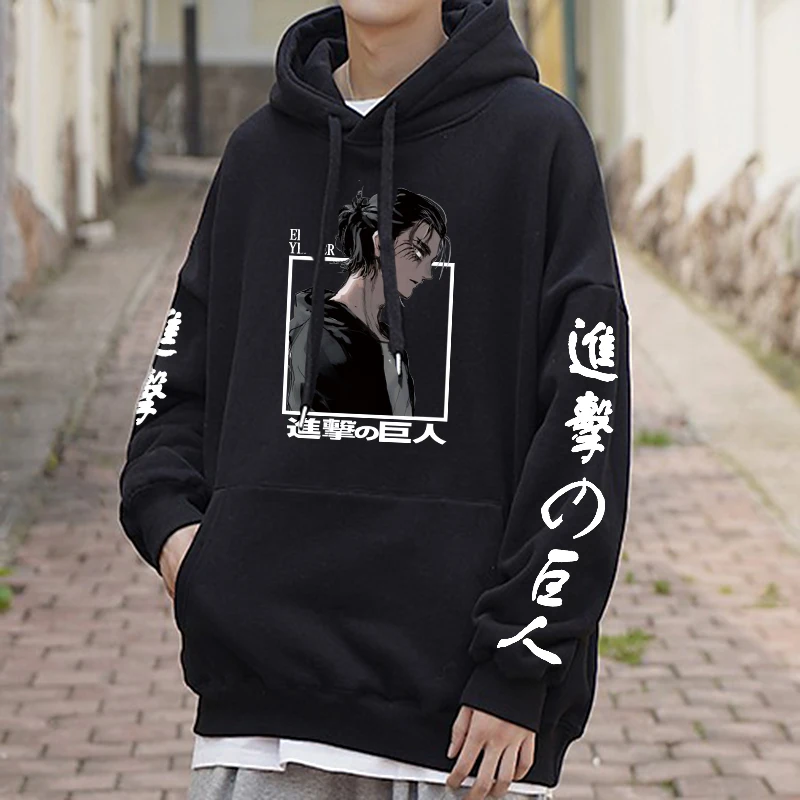 

Толстовка унисекс с принтом из японского аниме «атака на Титанов»