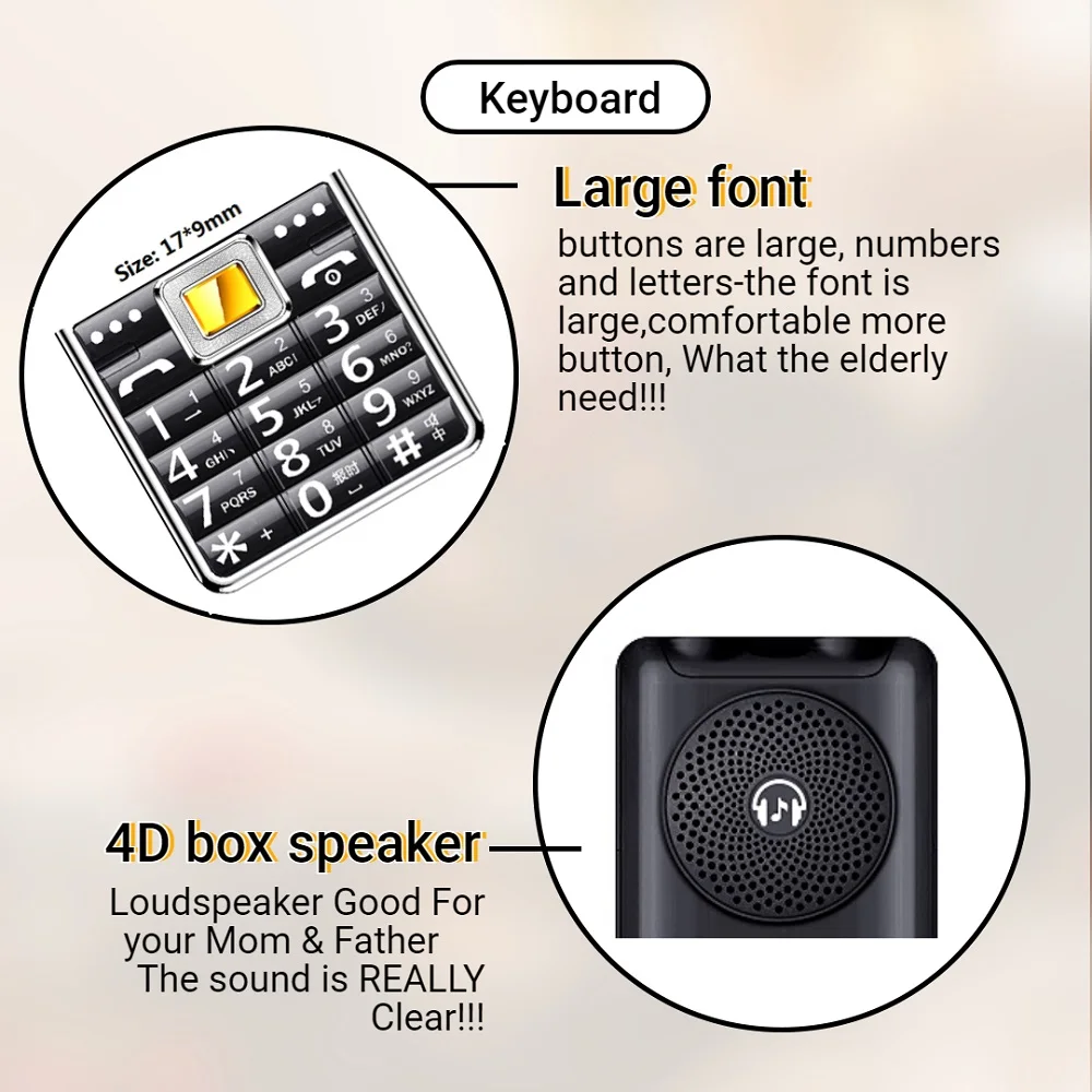 Mafam Elderly Pensioner Functional Phone SOS Quick Dial Huge Battery Large Key Clear Sound Durable Easy Work Cellphone Low Price