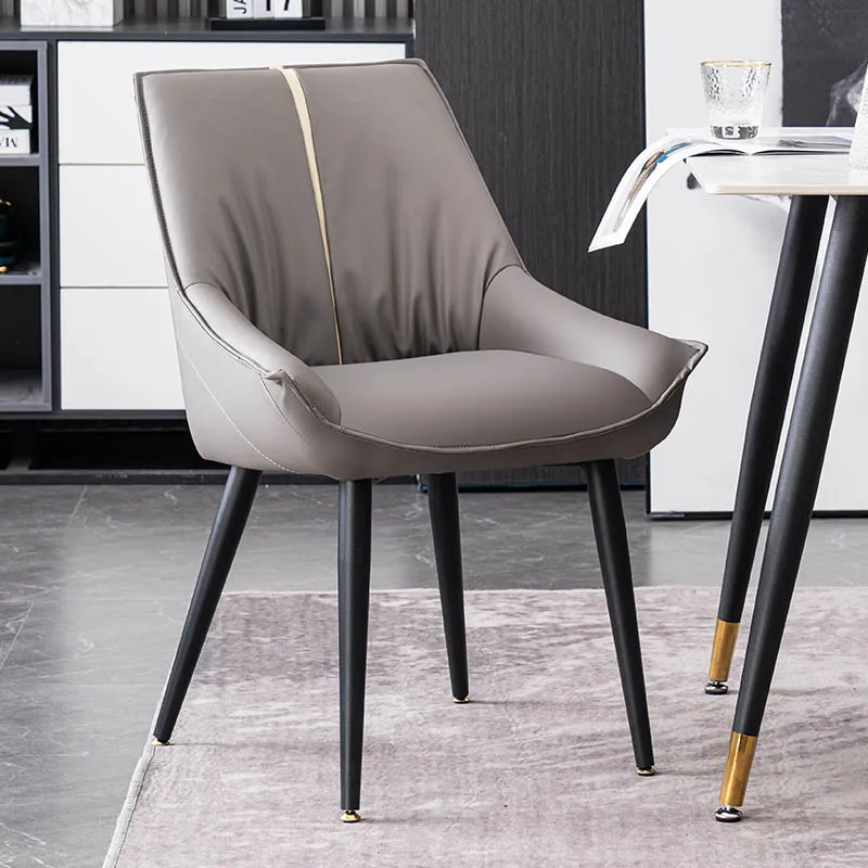 

Trendy Beautiful Dining Chairs Luxury Upholstered Bedroom Ergonomic Chair Modern Italian Sillas Comedor Kitchen Furniture