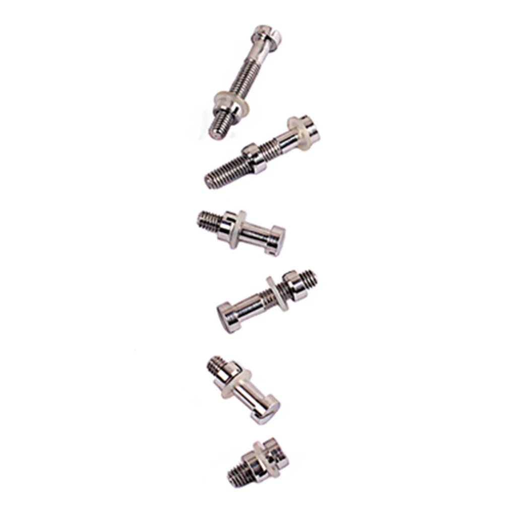 

1 Bag Phonograph Screw Adjustable Bolts Aluminum Anti-skidding Threaded Design Professional Nuts Set with Washers