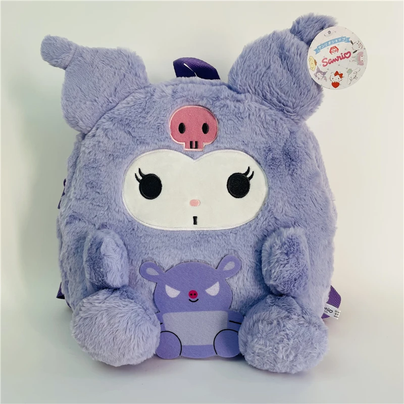 

Аниме Рюкзак Cinnamoroll KT Pom Purin Kuromi K8841, Мультяшные плюшевые сумки, мягкие рюкзаки, сумка для куклы, детский подарок унисекс