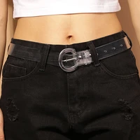 new pvc transparent belt for women designer resin d pin buckle waist strap female girl jeans dress trouser decorative waistband