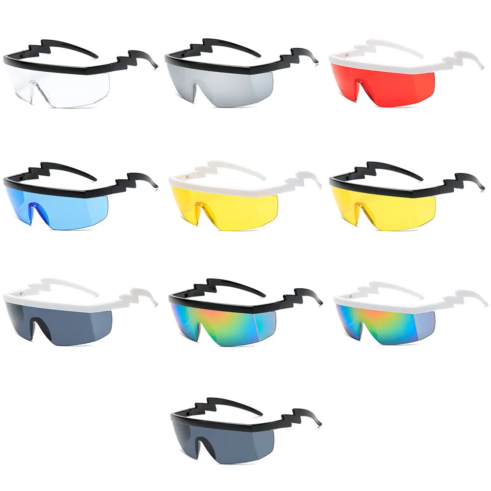 

Half Mask Exaggerated Sunglasses Curved Frame Sunshade Sports Sunglasses Sun Glasses Car Accessories Anti-voyeur