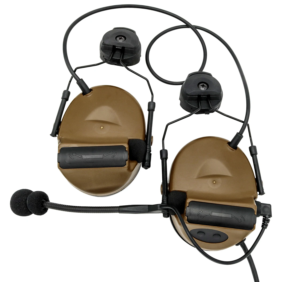 COMTAC II Helmet Bracket Version Headphones Pickup Noise Reduction Hearing Protection Tactical Headset Airsoft Hunting Earphone