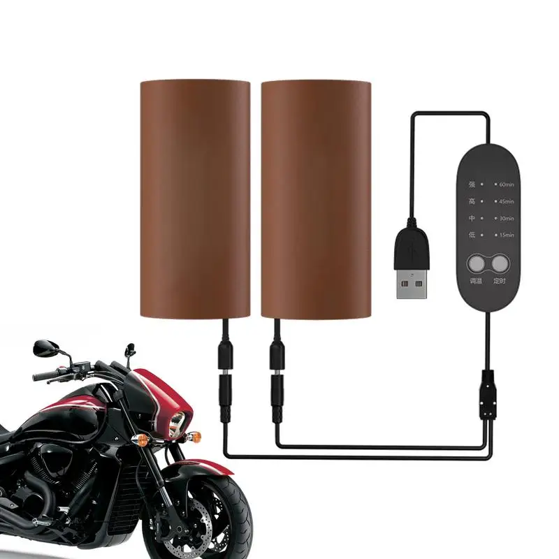 

Motorcycle Hand Heated Grips Electric Molded Grips Scooter Moped Bar Hand Warmer USB Heated Grips Bike Handlebar Heater for bike