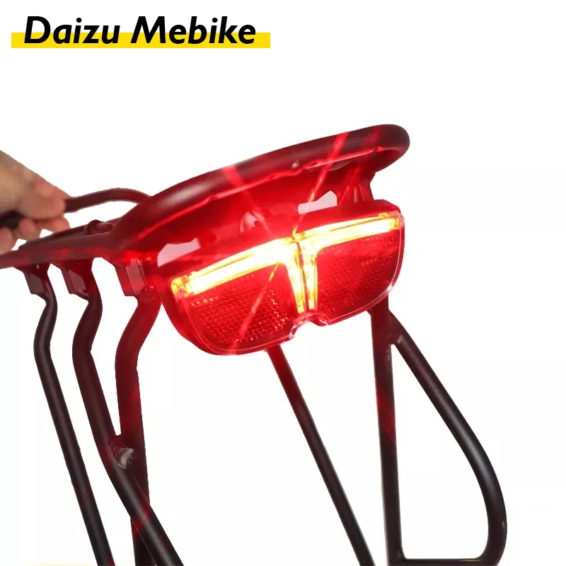 

Bicycle Rear Light Tail Light Waterproof Bicycle Lamp Safety Warning Red Cycling Light Mountain Bike Accessories Running Lights