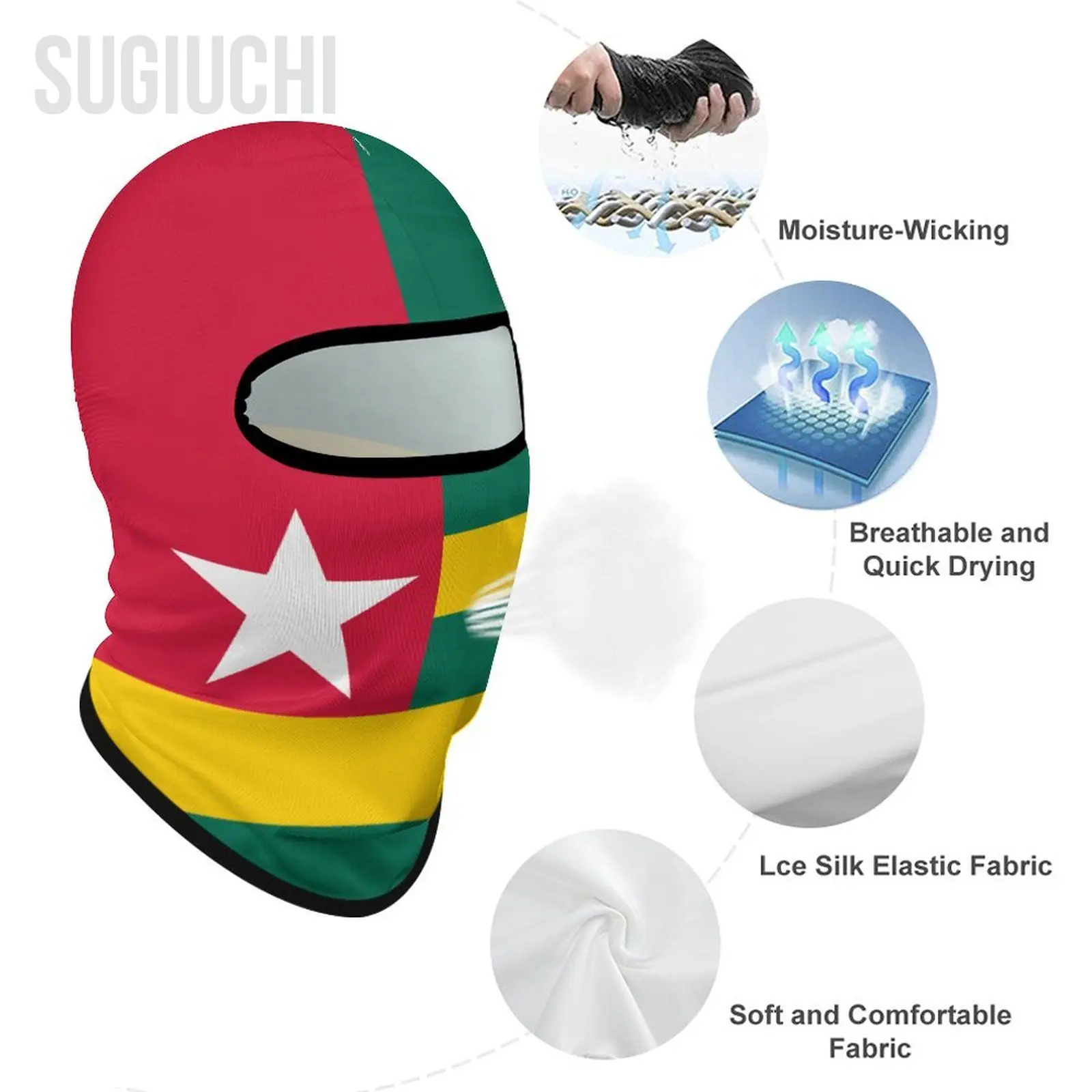 Флаг Того уличный крутой солнцезащитный крем мотоциклетная маска для лица