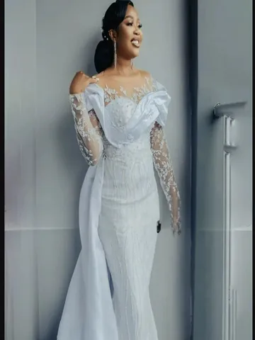 Свадебное платье LOVEYING классическое винтажное кружево