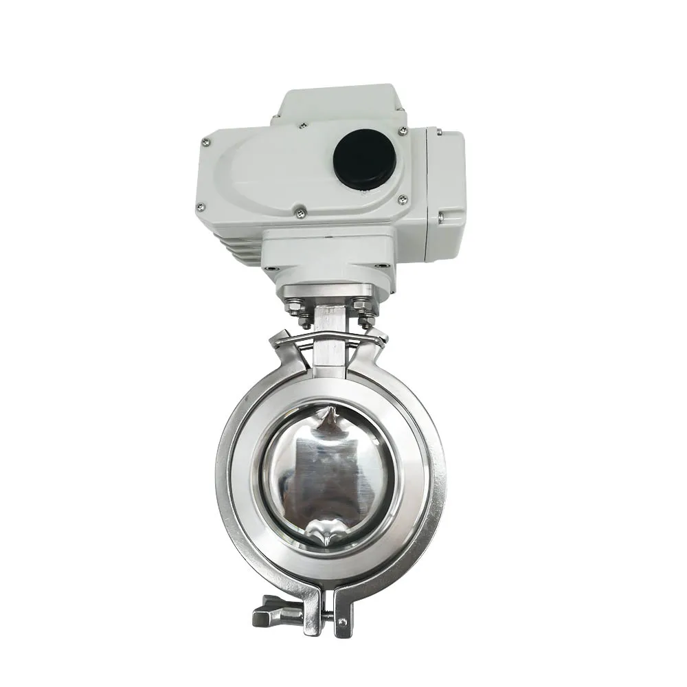 

Sanitary Stainless Steel Electric Actuator Butterfly Valve