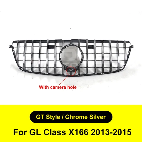 Передняя решетка для GL class X166 GT GTR решетка GL X166 am g GL500 GL550 GL63 SUV red GL решетка 2013-15