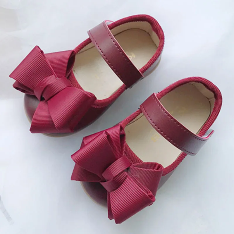 2022 весенняя обувь для младенцев милая универсальная модная на липучке с бантом