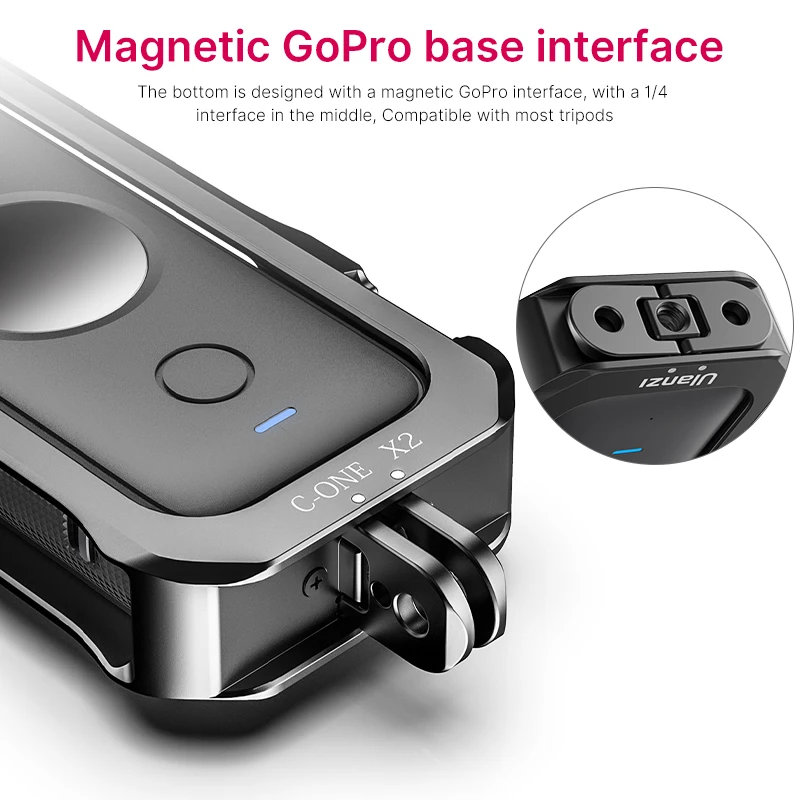 Защитный чехол Ulanzi Insta360 ONE X2 держатель для экшн-камеры с магнитным креплением на